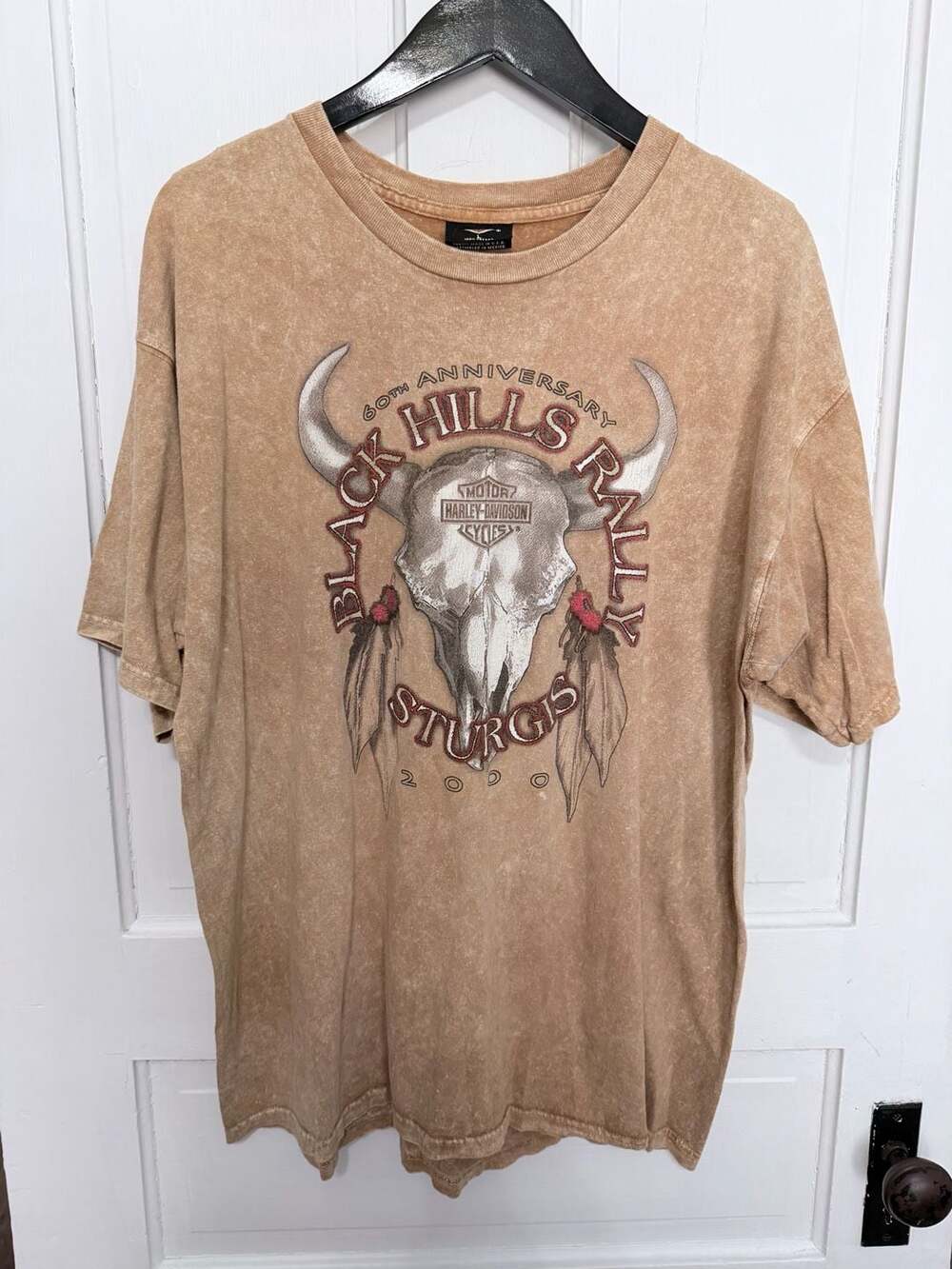 Vintage 2000 Harley Davidson Sturgis Black Hills Rally T-Shirt Marbled L
KD